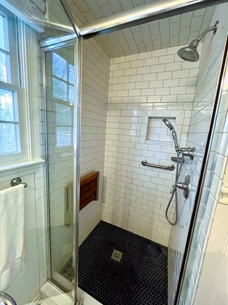 Brewster Cape Cod vacation rental - Main level bathroom shower