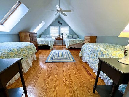 Brewster Cape Cod vacation rental - Second floor bedroom with two twin beds and two double beds