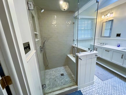 Brewster Cape Cod vacation rental - Primary attached bath shower