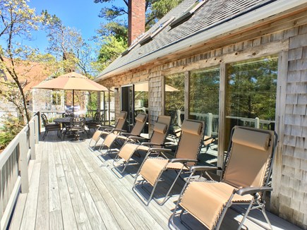Brewster Cape Cod vacation rental - Relax on the deck