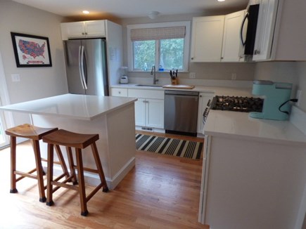Dennis Cape Cod vacation rental - Kitchen has access to the side deck