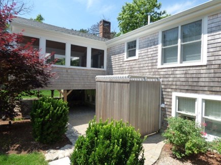 Dennis Cape Cod vacation rental - Back yard outside shower