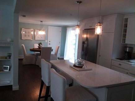 East Dennis Cape Cod vacation rental - Kitchen into Dining