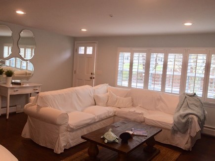 East Dennis Cape Cod vacation rental - Large comfy living room open to the kitchen