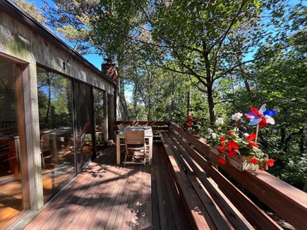 Wellfleet Cape Cod vacation rental - Main deck. New boards installed 2024.