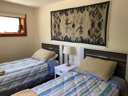 Wellfleet Cape Cod vacation rental - Bedroom #4: Two twin beds.