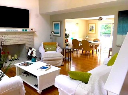 Cotuit /Mashpee line south of  Cape Cod vacation rental - 65 inch TV just to relax in comfort.