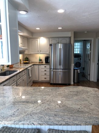 Cotuit /Mashpee line south of  Cape Cod vacation rental - Large kitchen fully equipped,  updated appliances.1st floor W/D