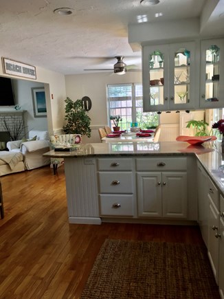 Cotuit /Mashpee line south of  Cape Cod vacation rental - Granite counters with glass cabinets for a bright and Sunny day!