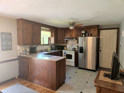East Dennis Cape Cod vacation rental - Fully equipped kitchen w/ electric stove, microwave,coffee,tv