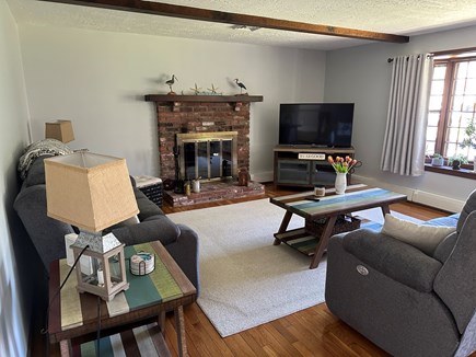 East Dennis Cape Cod vacation rental - Family room with smart TV