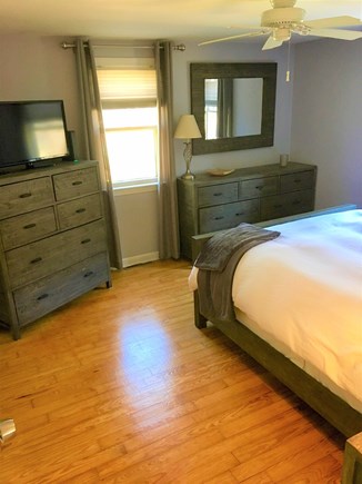 South Dennis Cape Cod vacation rental - King Bedroom #1 with Flat screen tv
