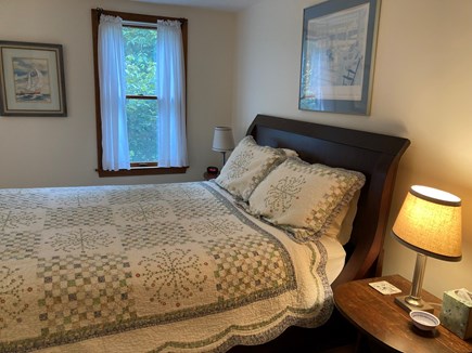 Eastham, walk to Great Pond Cape Cod vacation rental - First floor bedroom with. queen bed