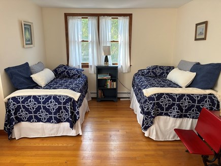 Eastham, walk to Great Pond Cape Cod vacation rental - Twin beds on 2nd floor in room with 1 double bed