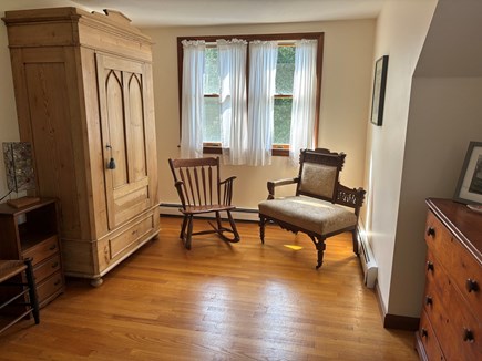 Eastham, walk to Great Pond Cape Cod vacation rental - Sitting area in 2nd floor bedroom with queen bed