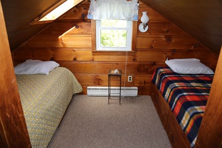 Sandwich Cape Cod vacation rental - Bedroom #2 with 2 Twins on 2nd Floor /NOTE low ceiling height.