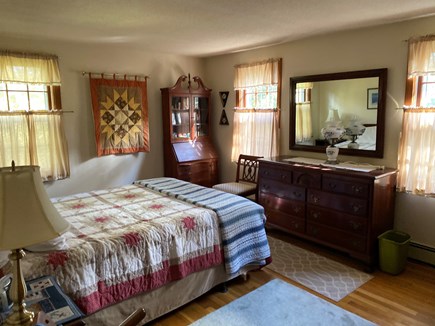 North Eastham Cape Cod vacation rental - 1st floor front bedroom with queen bed and AC