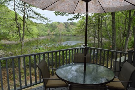 New Seabury, Stendahl Condominiums Cape Cod vacation rental - View of Dean's Pond from our deck.