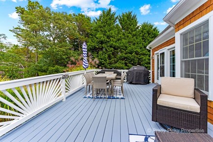 Brewster Cape Cod vacation rental - Spacious deck off the kitchen