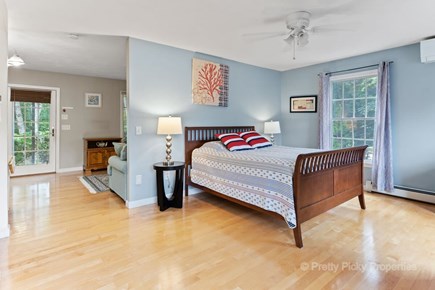 Brewster Cape Cod vacation rental - First floor Queen bedroom with a private en suite bath