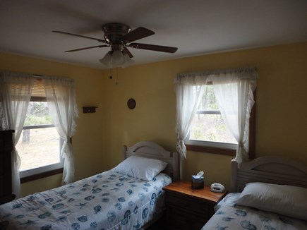 Wellfleet Cape Cod vacation rental - Two twins cooled by ceiling fan