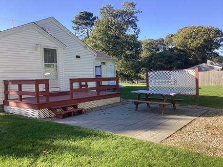 West Yarmouth Cape Cod vacation rental - Back deck and patio