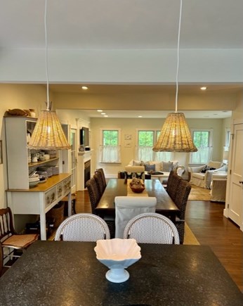 Centerville Cape Cod vacation rental - Open design downstairs kitchen, living, and dining rooms