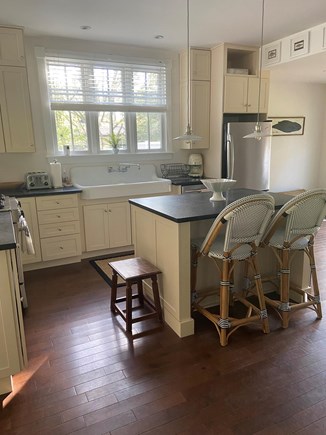 Centerville Cape Cod vacation rental - Fully stocked kitchen with antique farmhouse sink