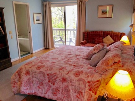 Brewster Cape Cod vacation rental - Bedroom#1 w/King bed, private deck & ensuite bath