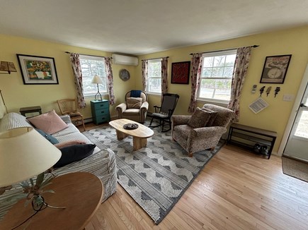 Truro Cape Cod vacation rental - 1st floor den seats 7. Smart TV and AC.