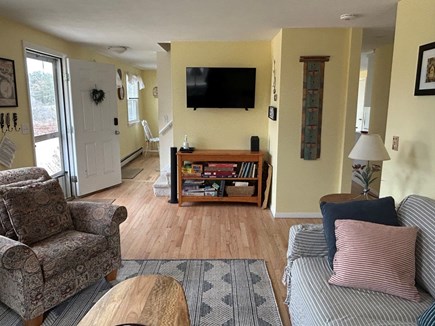 Truro Cape Cod vacation rental - Den as seen from front entrance