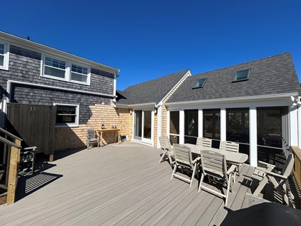 Truro Cape Cod vacation rental - New deck, outdoor shower & screened porch, sliders to living room
