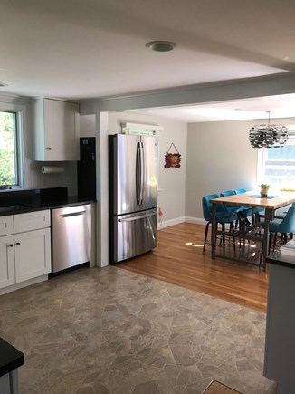 Eastham Cape Cod vacation rental - Kitchen into Dining Area