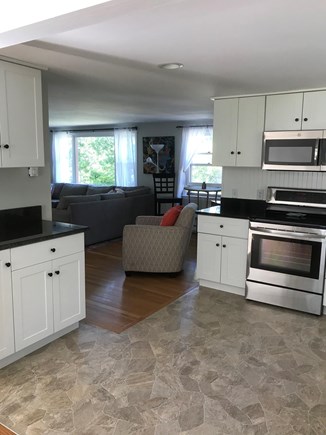 Eastham Cape Cod vacation rental - New, Spotless Kitchen Viewed from Dining Area—New Appliances