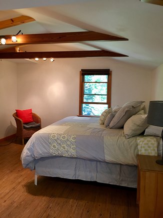 Eastham Cape Cod vacation rental - Master with King Bed and Raised Ceiling with Exposed Beams