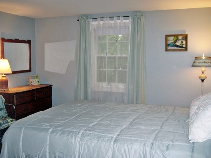 South Harwich Cape Cod vacation rental - Master Bedroom- Double Closets, Bureau, Side Tables, Queen Bed