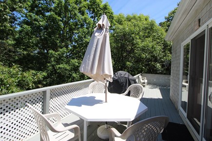 Truro Cape Cod vacation rental - Deck  has Outdoor Dining and New Gas Grille