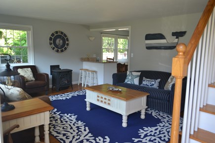 Falmouth Cape Cod vacation rental - TV / Living Room / Breakfast Bar