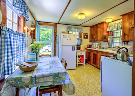 East Sandwich Cape Cod vacation rental - Dining table in the Kitchen.