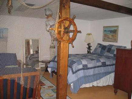 East Orleans  Cape Cod vacation rental - Lower level dormitory: double bed, two twins and two futons