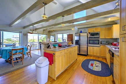 East Sandwich Cape Cod vacation rental - Large fully functioning kitchen with seating for two guests at the island.