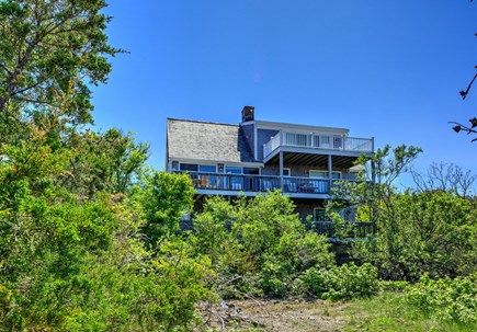 East Sandwich Cape Cod vacation rental - Back of the home- two decks overlooking beautiful views.