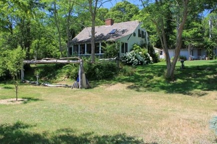 Truro Cape Cod vacation rental - Back of the Home from the Side Yard