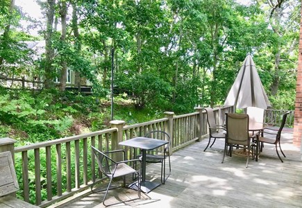 Orleans Cape Cod vacation rental - Wraparound deck (side of house)