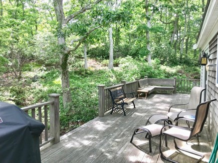 Orleans Cape Cod vacation rental - Wraparound deck (back of house)