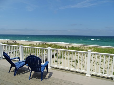 East Sandwich Cape Cod vacation rental - Deck with incredible views and ocean breezes