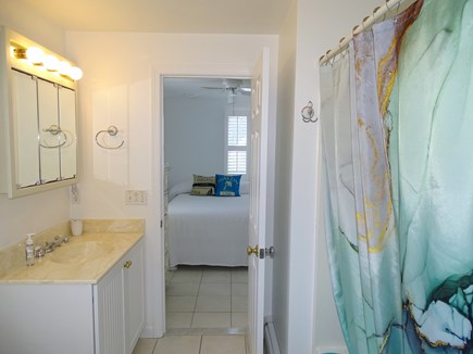 East Sandwich Cape Cod vacation rental - Upstairs full bath and view of full bedroom
