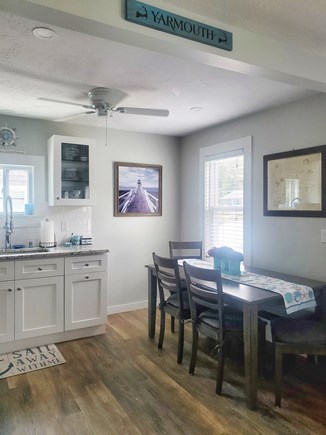 South yarmouth Cape Cod vacation rental - Dining area with seating for 6