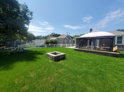 South yarmouth Cape Cod vacation rental - Picnic table and firepit