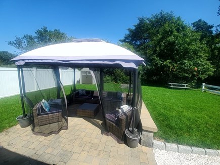 South yarmouth Cape Cod vacation rental - Gazebo with patio furniture for 6